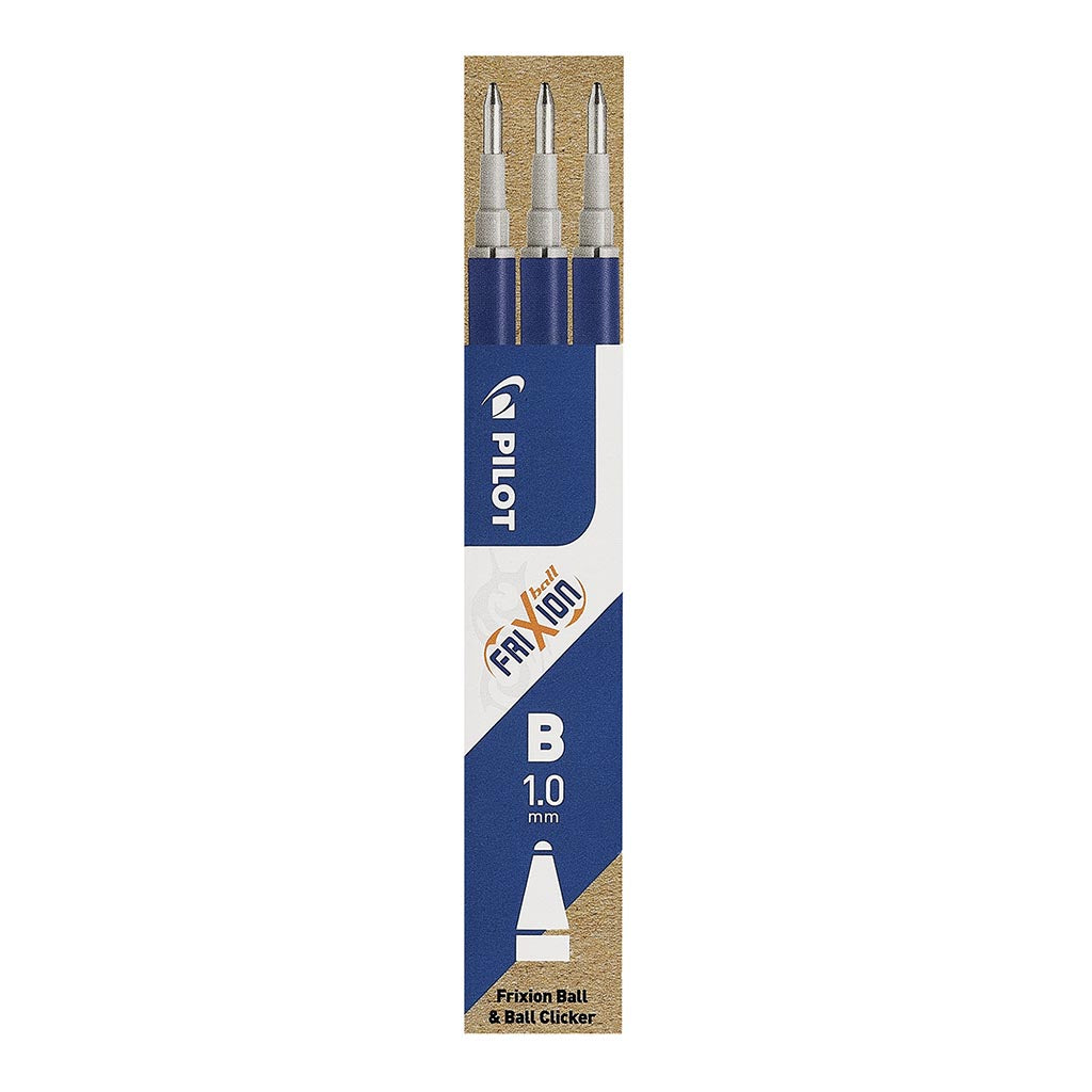 Pilot Frixion Erasable Refill Broad Blue, Pack of 3
