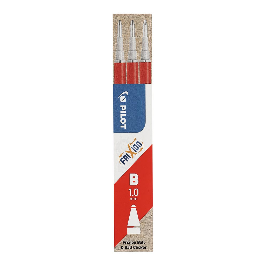 Pilot Frixion Erasable Refill Broad Red, Pack of 3