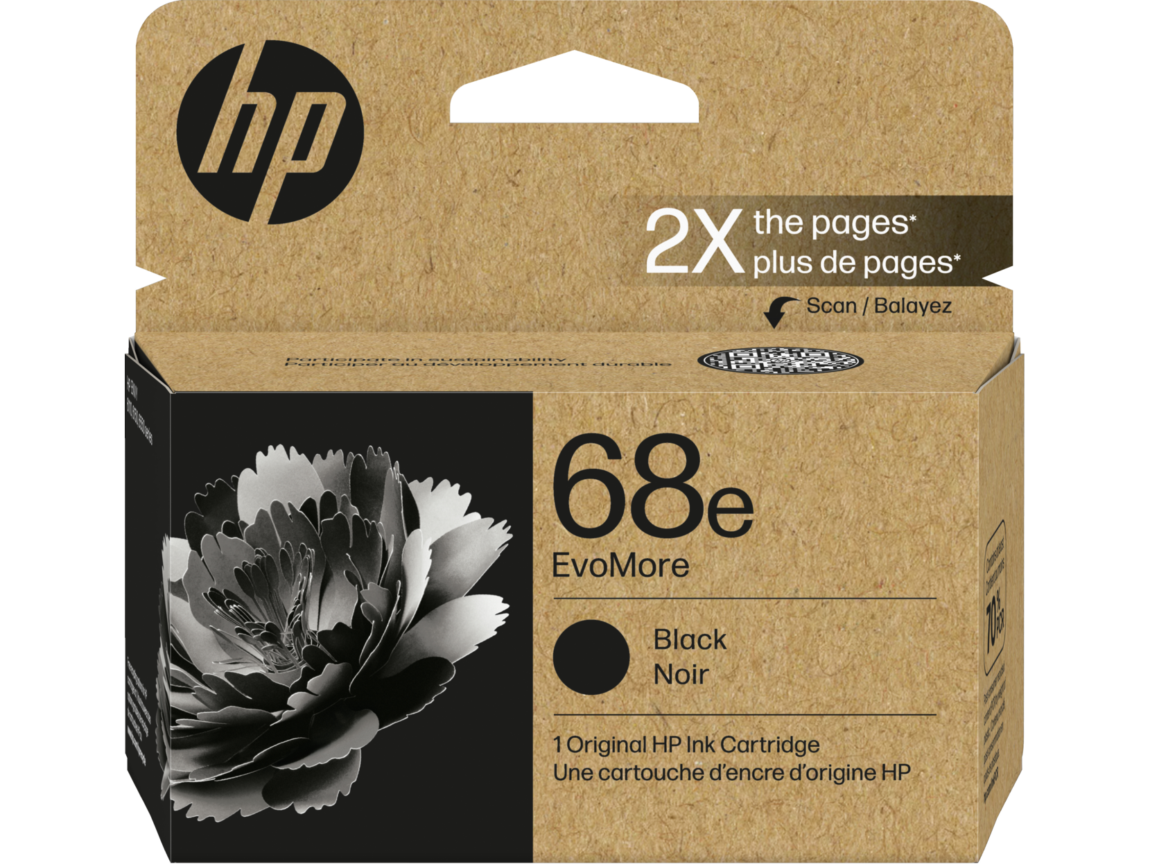 HP 68e Black EvoMore
