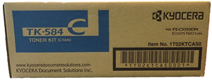 Kyocera TK 584C Cyan Toner