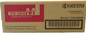Kyocera TK 584M Magenta Toner