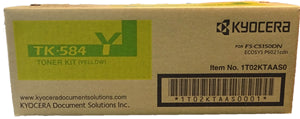 Kyocera TK 584Y Yellow Toner