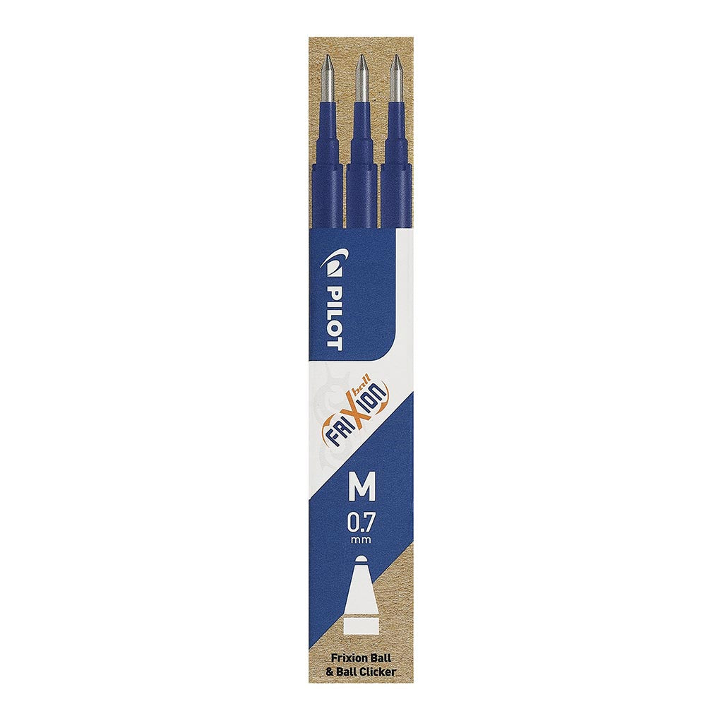 Pilot Frixion Erasable Refill Fine Blue, Pack of 3