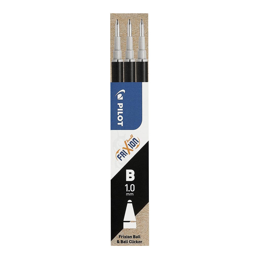 Pilot Frixion Erasable Refill Broad Black, Pack of 3