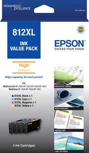 Epson 812XL 4 Ink Value Pack