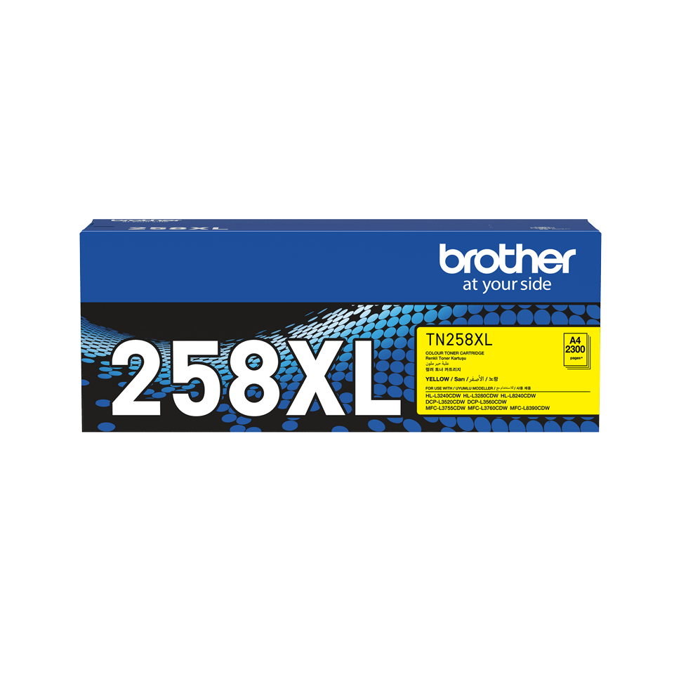 Brother TN 258XL Yellow Toner