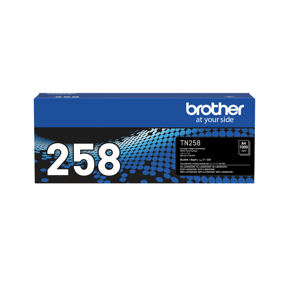 Brother TN 258 Black Toner