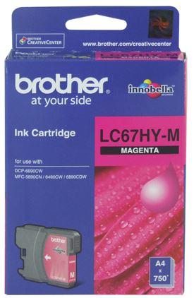 Brother LC 67HY Magenta