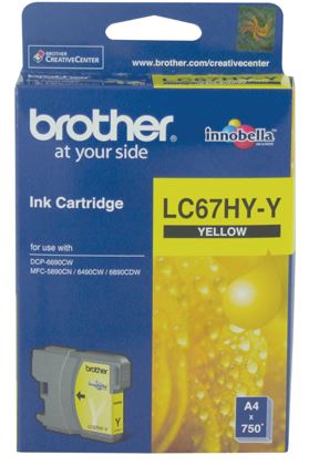 Brother LC 67HY Yellow