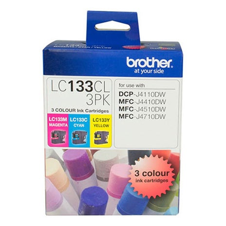 Brother LC 133 Colour Triple Value Pack
