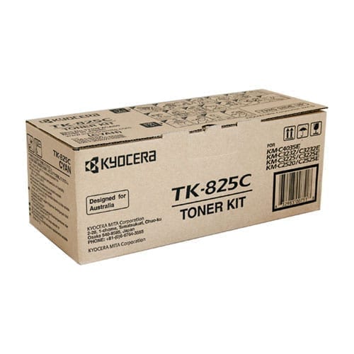 Kyocera TK 825C Cyan Toner