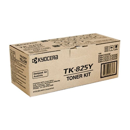 Kyocera TK 825Y Yellow Toner