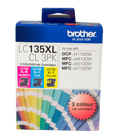 Brother LC 135XL Colour Value Pack